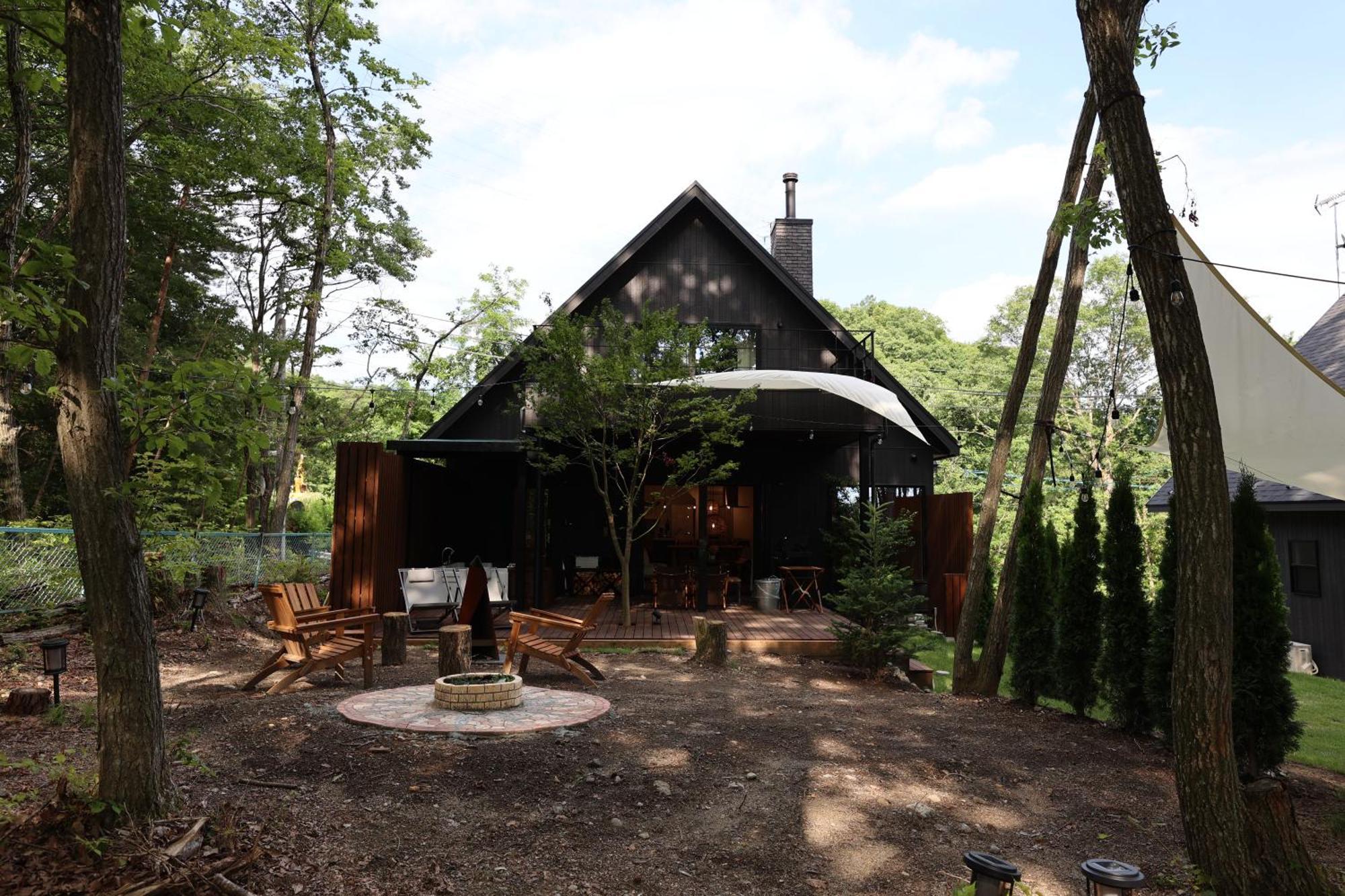 Sauna Forest Cabin 軽井沢 御代田　Mori-Asobi Oiwake Zewnętrze zdjęcie