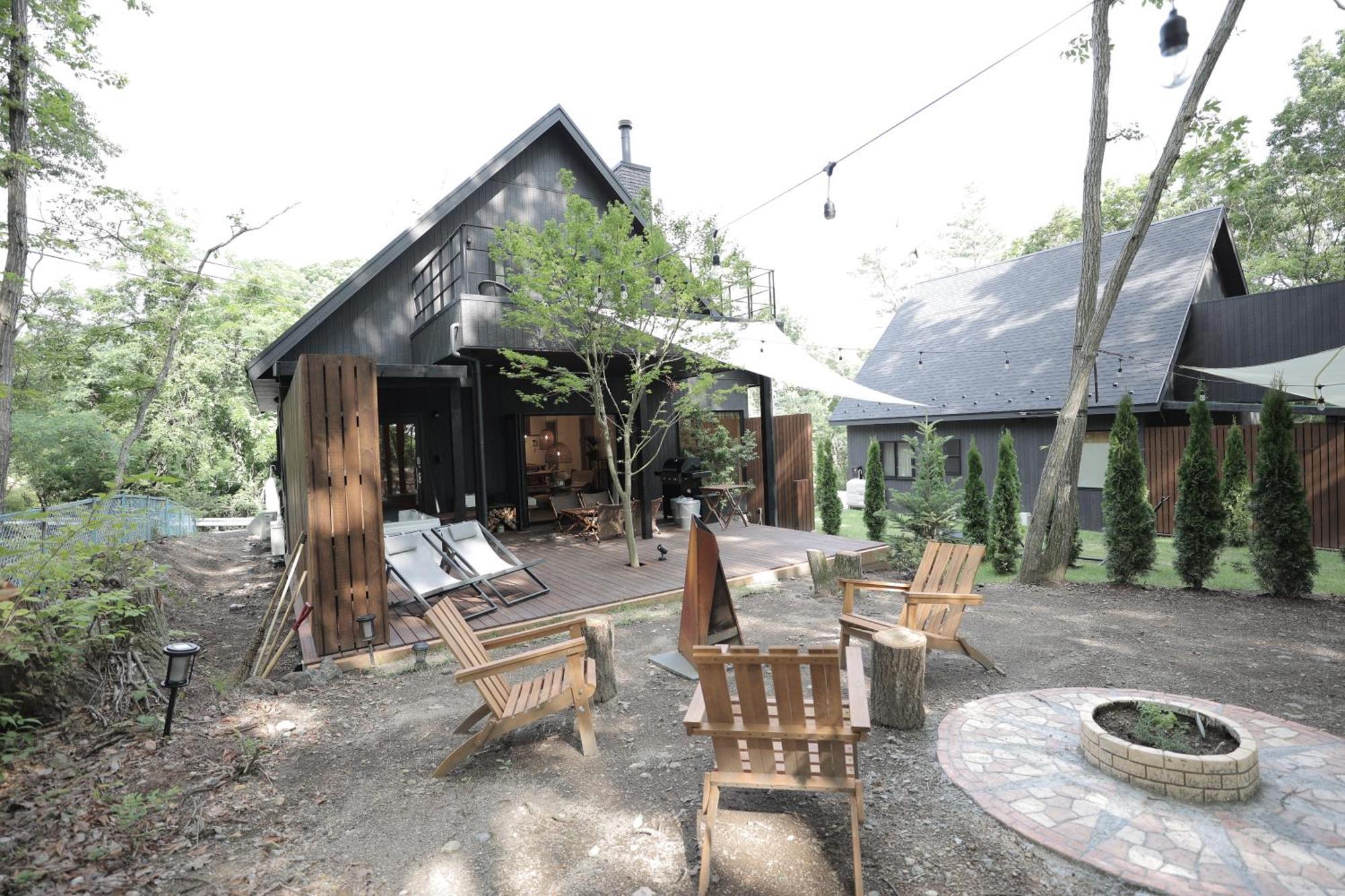 Sauna Forest Cabin 軽井沢 御代田　Mori-Asobi Oiwake Zewnętrze zdjęcie