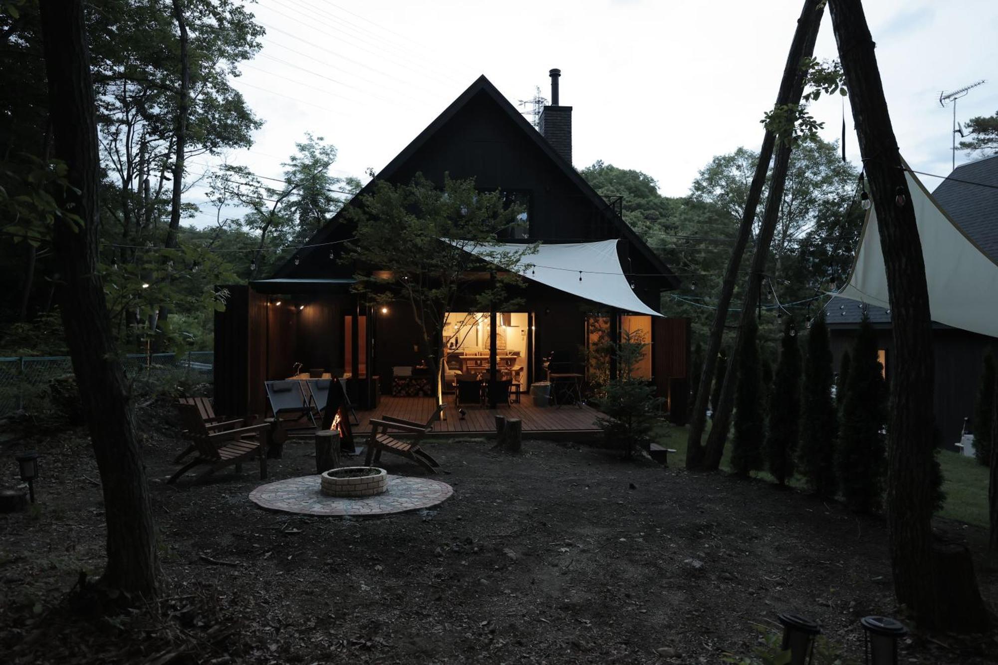 Sauna Forest Cabin 軽井沢 御代田　Mori-Asobi Oiwake Zewnętrze zdjęcie