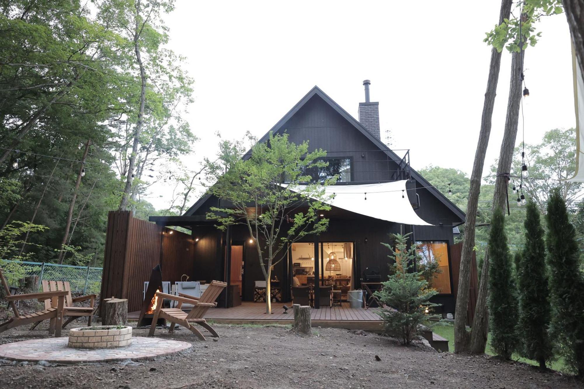 Sauna Forest Cabin 軽井沢 御代田　Mori-Asobi Oiwake Zewnętrze zdjęcie