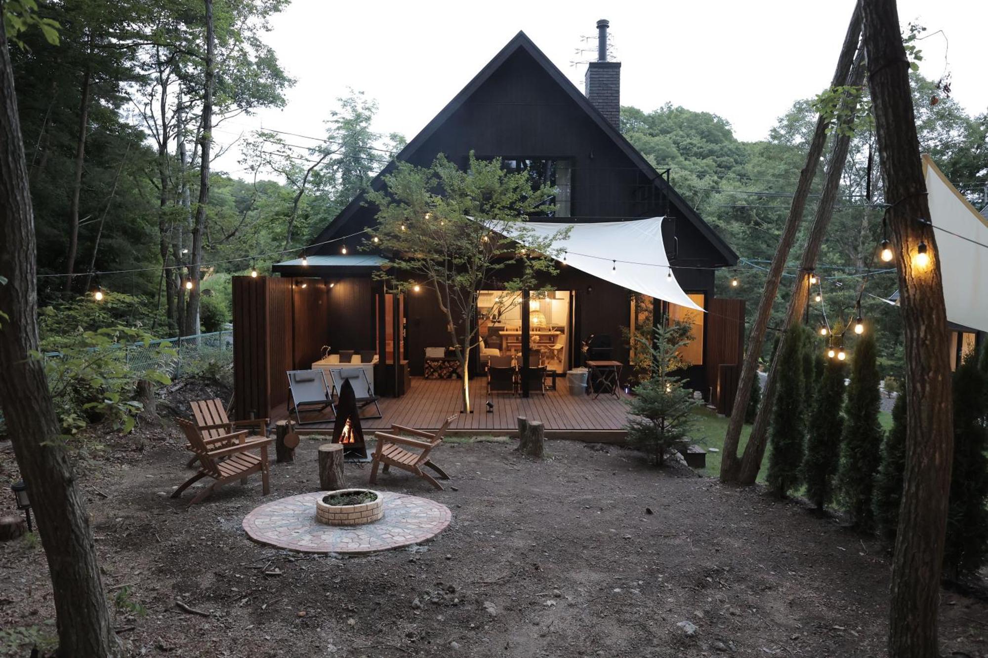 Sauna Forest Cabin 軽井沢 御代田　Mori-Asobi Oiwake Zewnętrze zdjęcie
